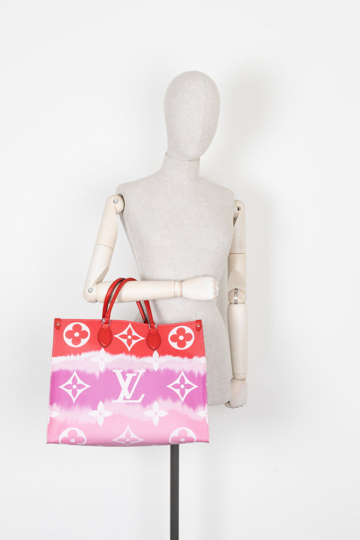 LOUIS VUITTON Escale Onthego GM Tote Rose