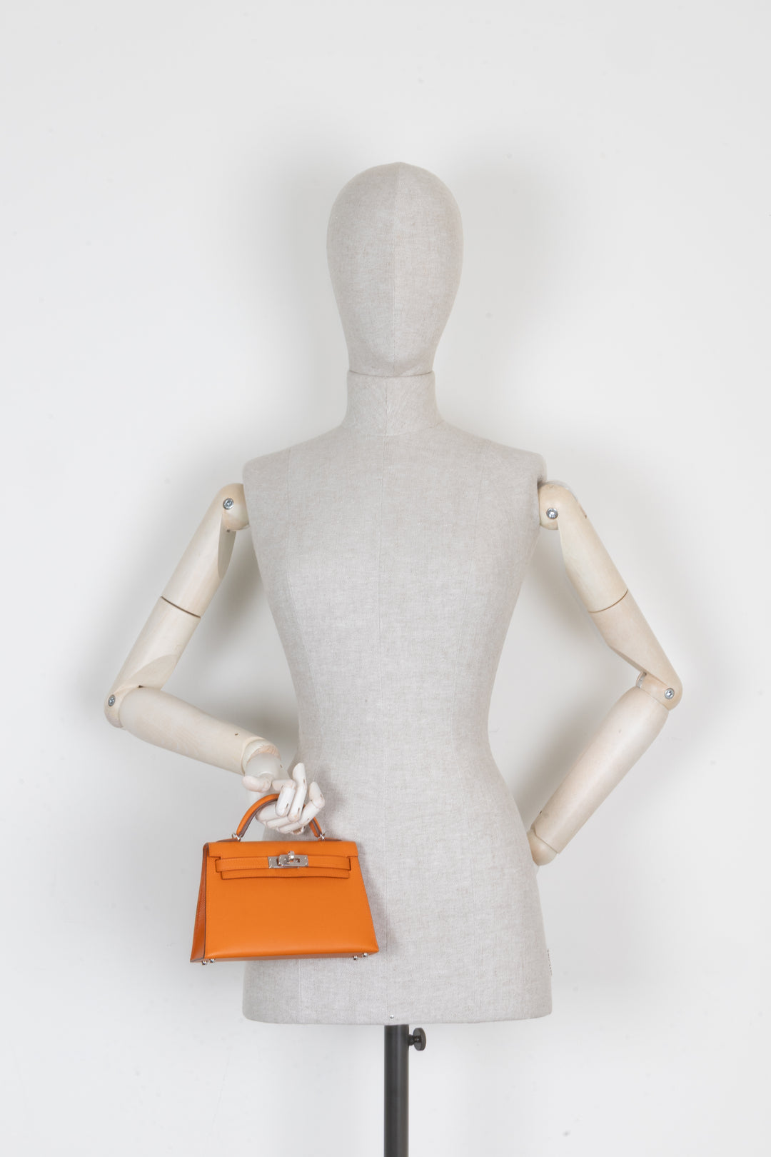 HERMÈS Mini Kelly Sellier Epsom Orange