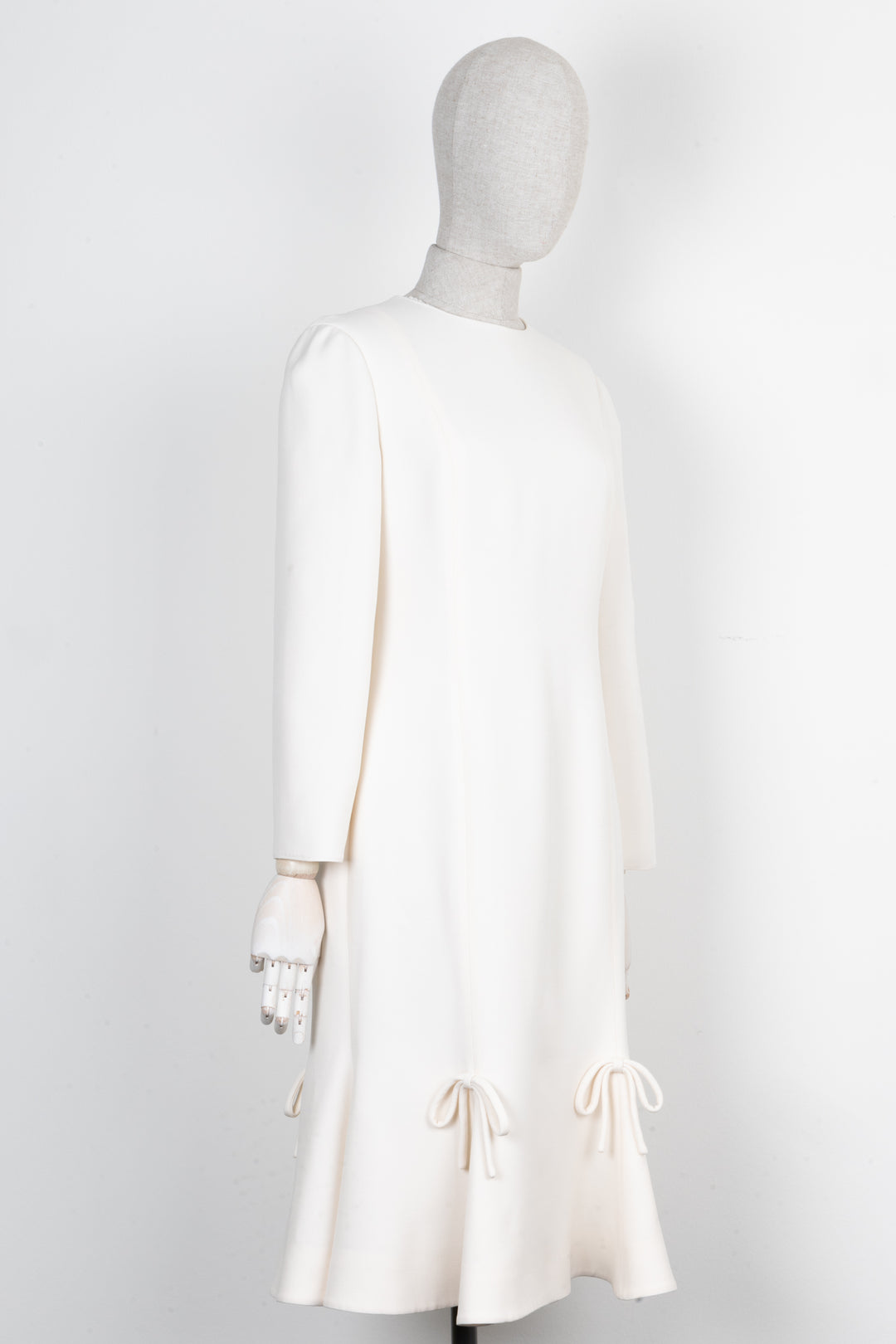 VALENTINO Bow Dress Off-White