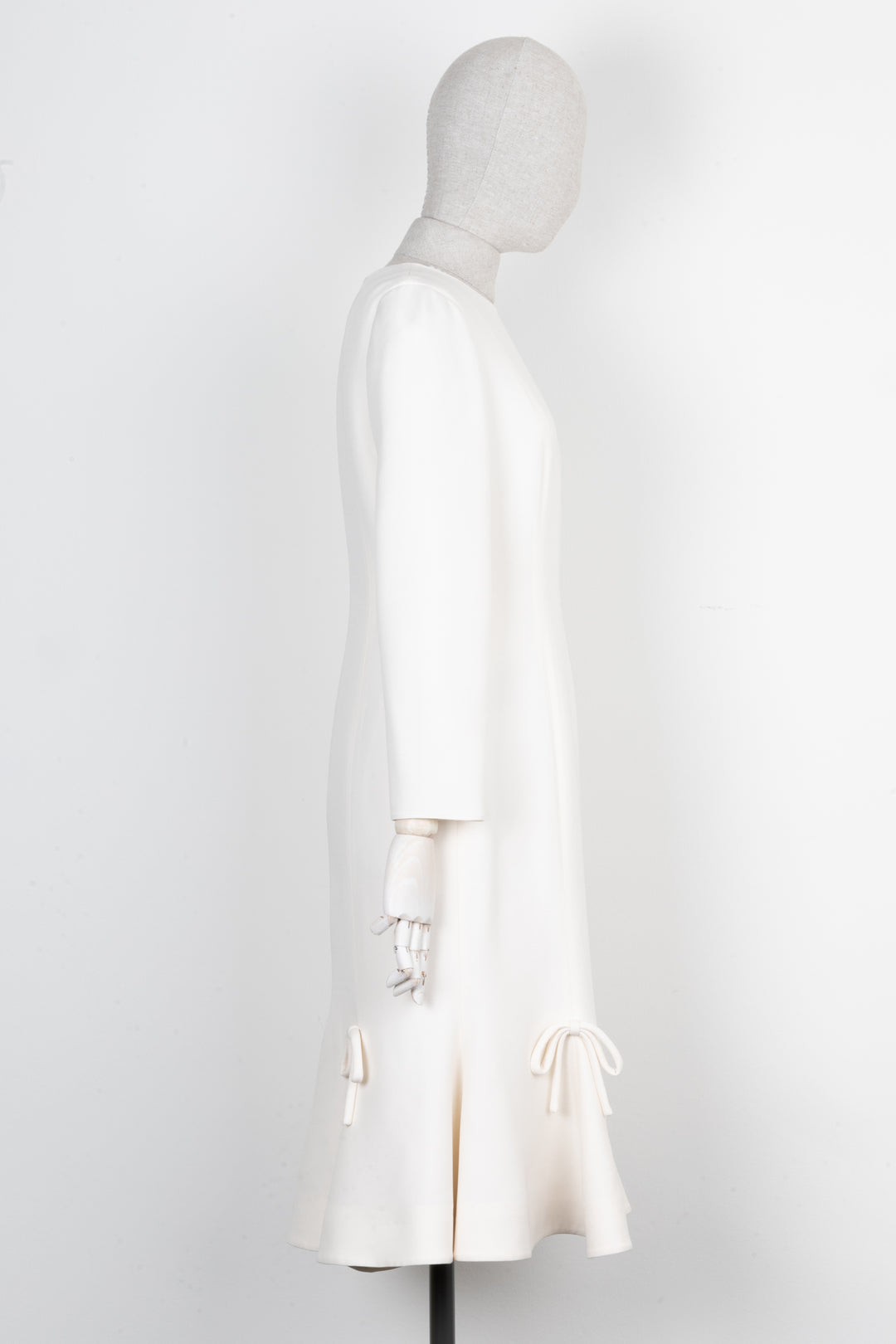 VALENTINO Bow Dress Off-White