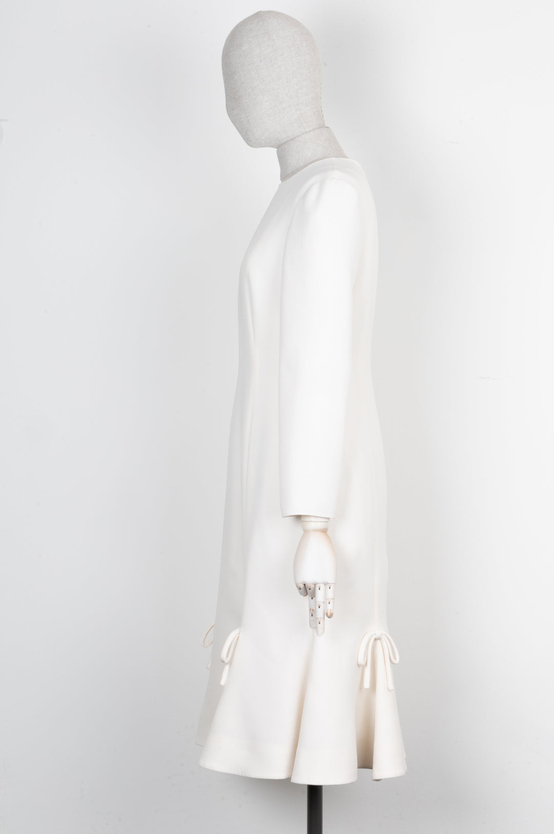 VALENTINO Bow Dress Off-White