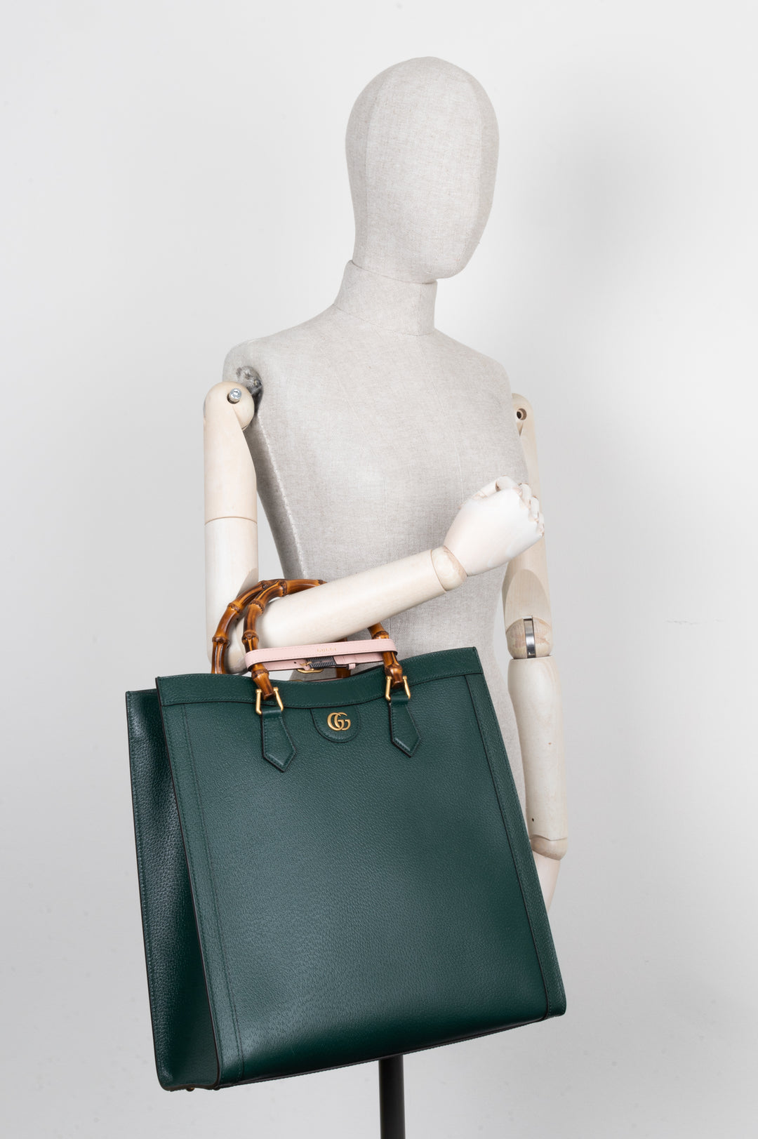 GUCCI Diana Tote Bag Green