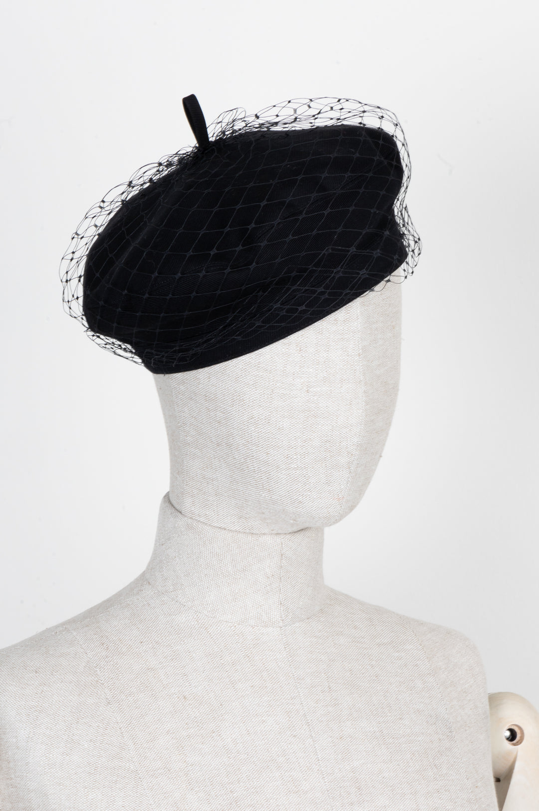 CHRISTIAN DIOR Arty Beret Black