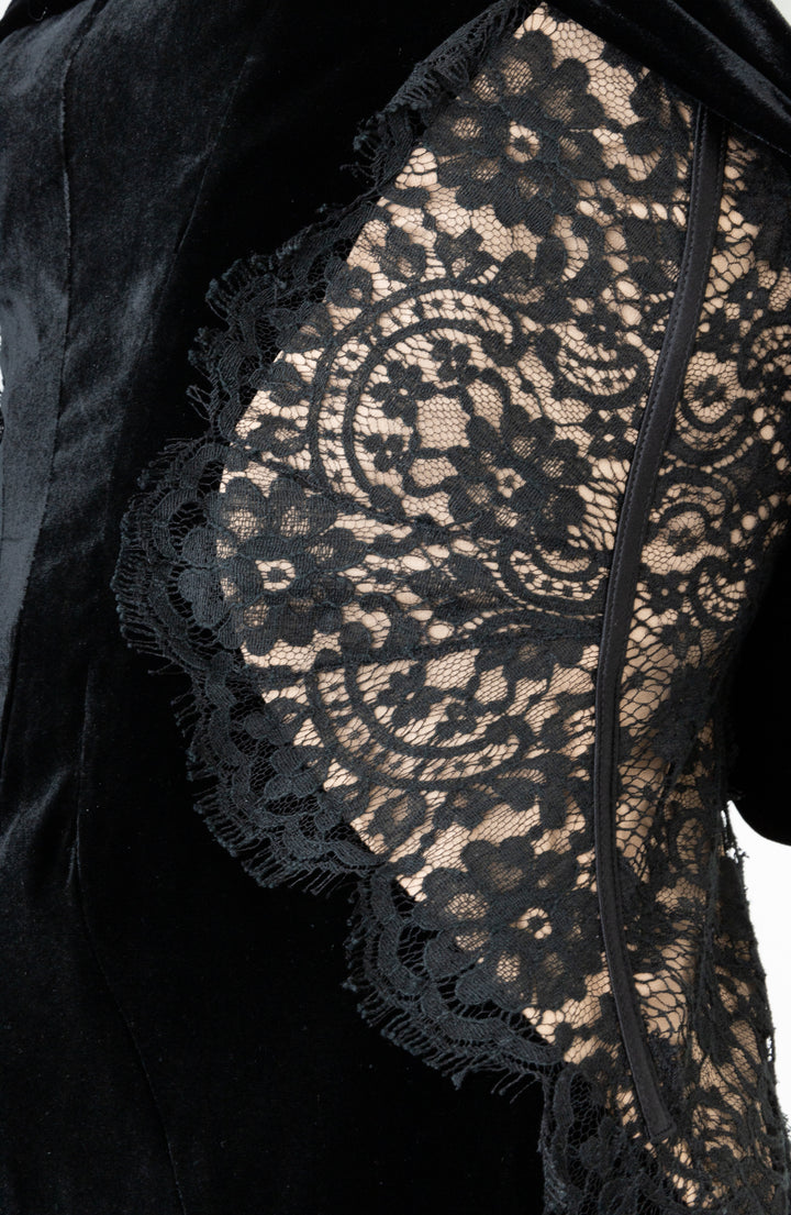 TOM FORD Dress Velvet Lace Black