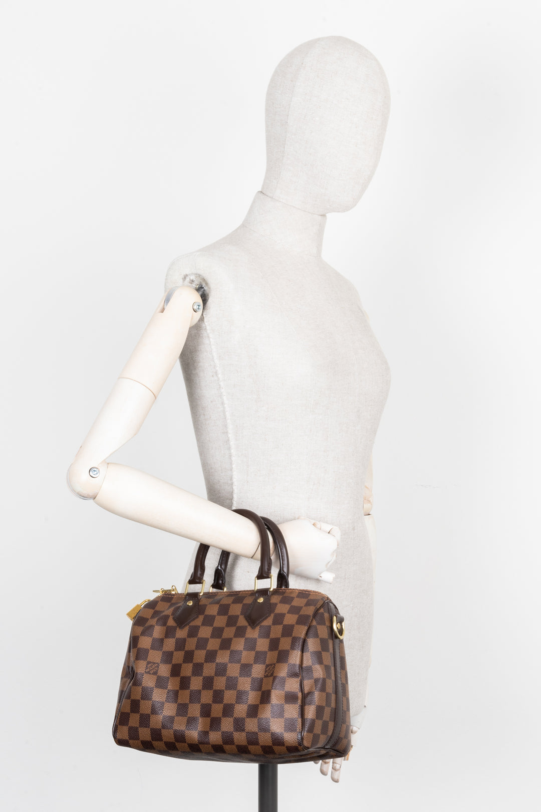 LOUIS VUITTON Speedy 25 Bandouliere Damier Ebene