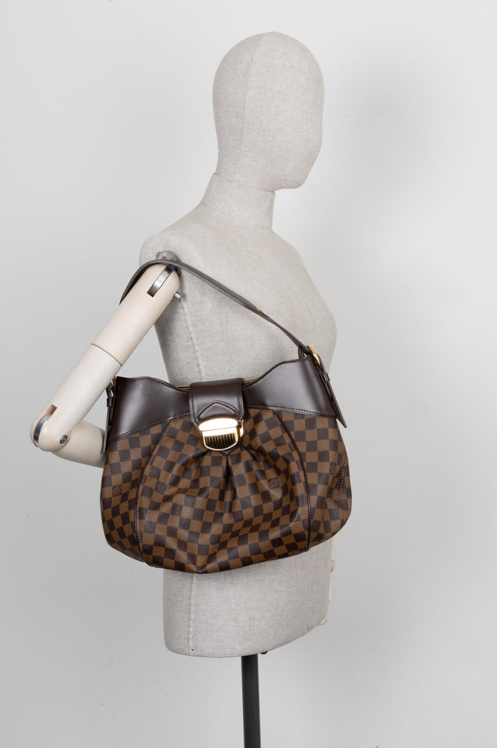 LOUIS VUITTON Sistina MM Damier Ebène