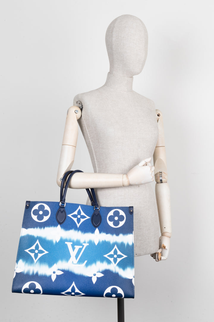 LOUIS VUITTON OnTheGo GM Bleu Escale