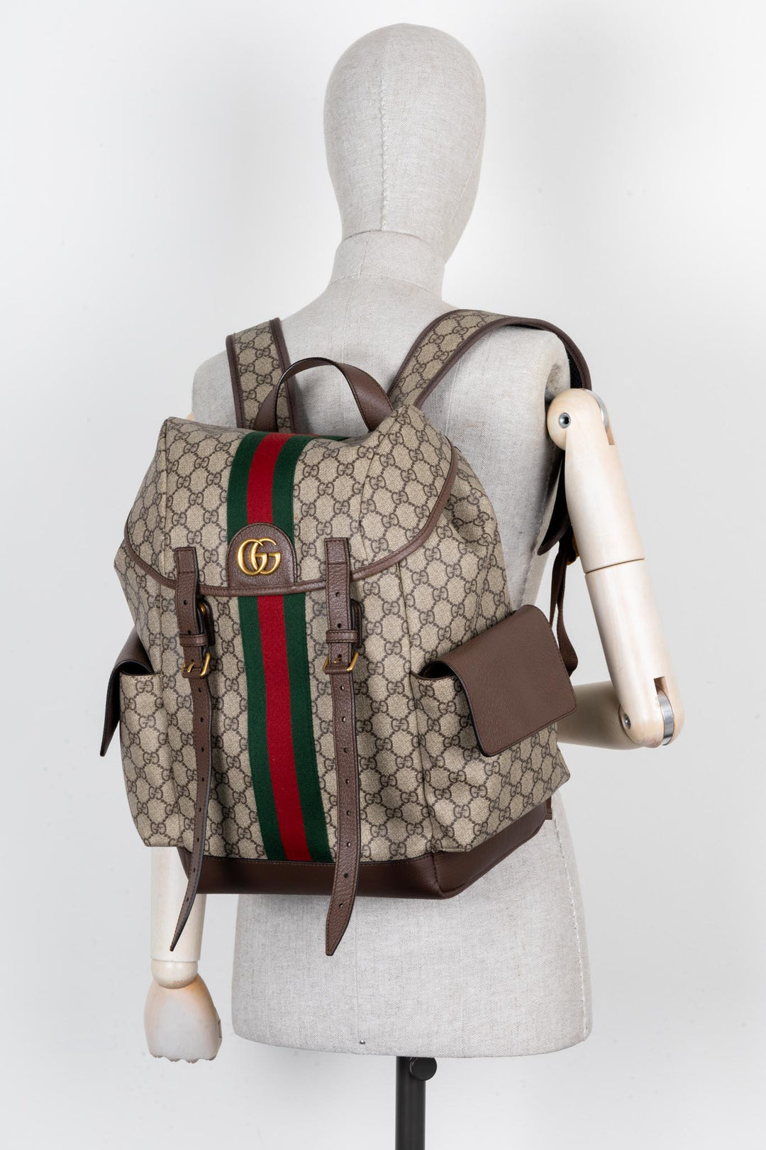 Sac à dos moyen GUCCI Ophidia GG