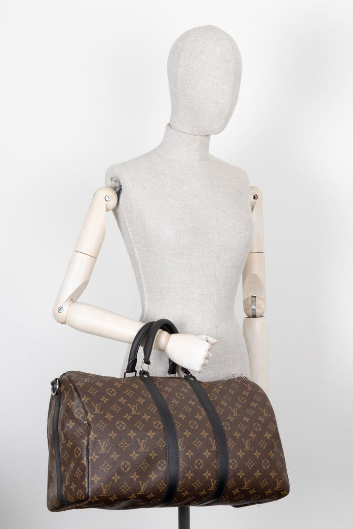 LOUIS VUITTON Keepall Bandoulière 45 MNG Toile