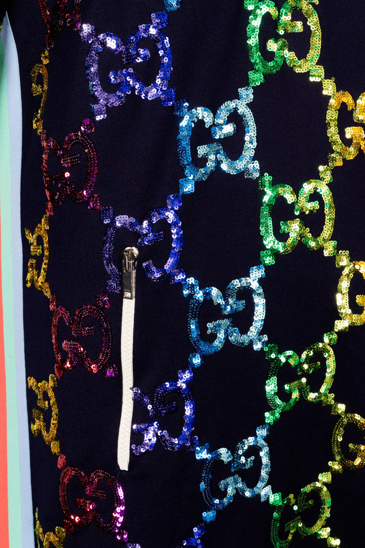 GUCCI GG Dress Sequins Rainbow