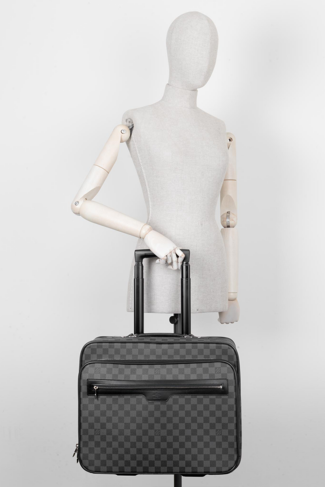 LOUIS VUITTON Valise Pilote Damier Graphite