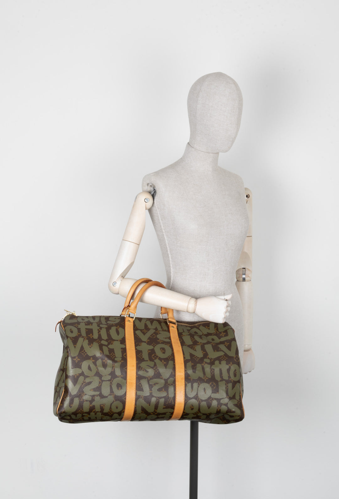 LOUIS VUITTON Keepall 50 Grafitti Stephen Sprouse Vert