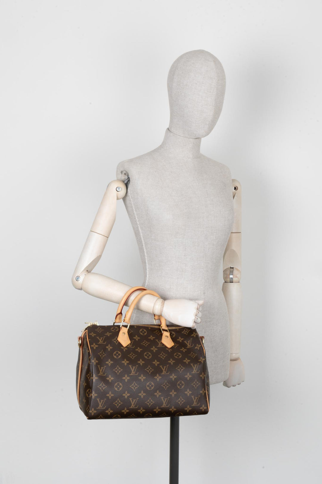 LOUIS VUITTON Speedy 30 Bandoulière MNG Toile