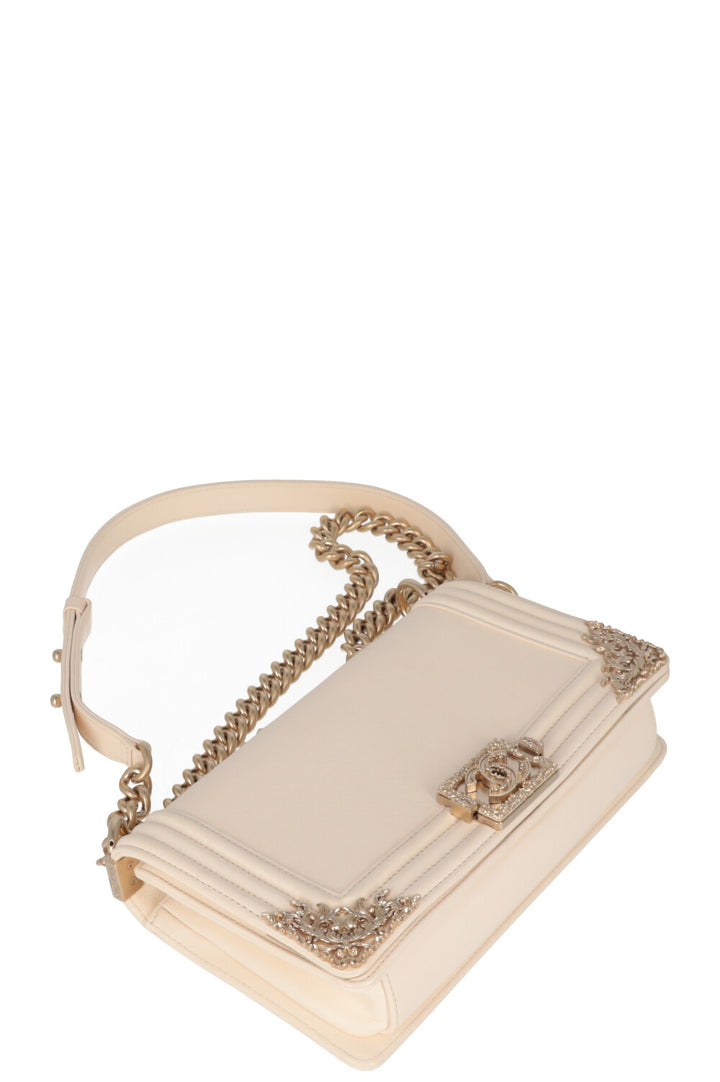 CHANEL Medium Boy Bag Ivory