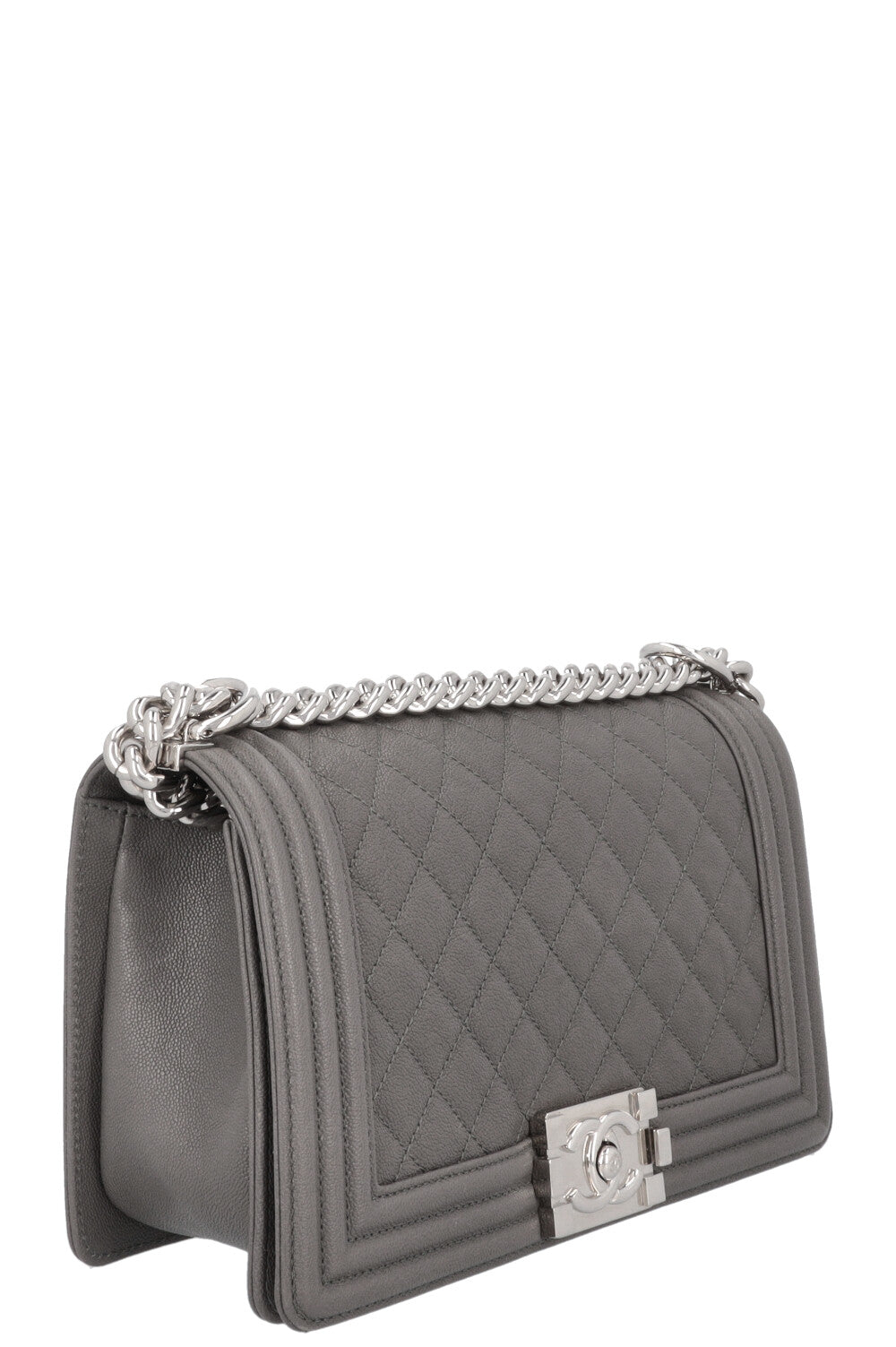 CHANEL Sac Garçon Moyen Graphite