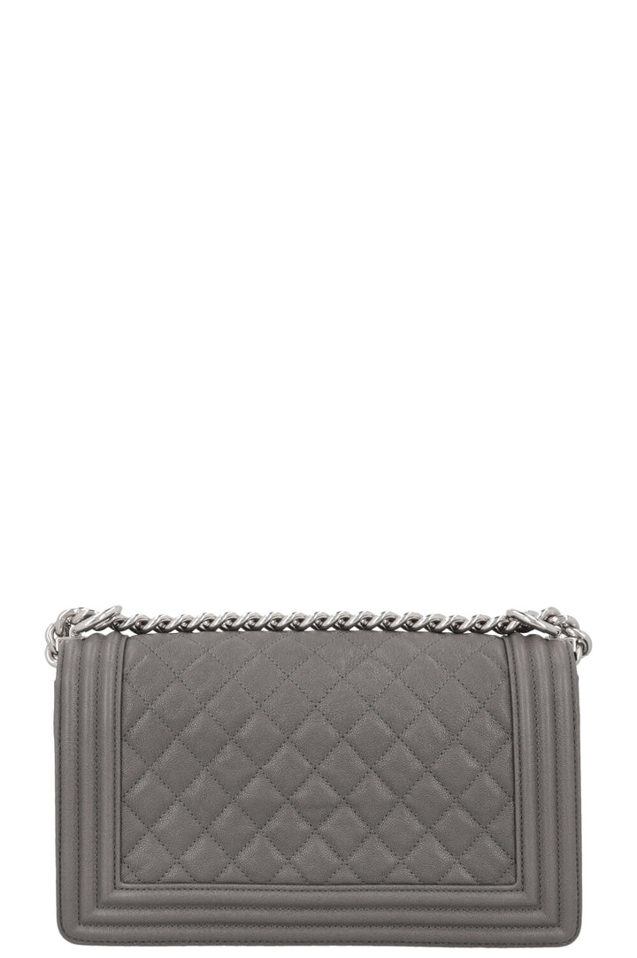 CHANEL Sac Garçon Moyen Graphite