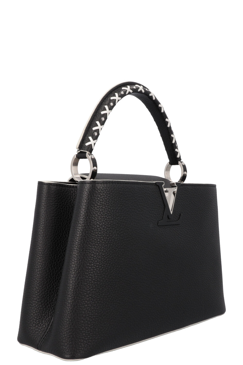 LOUIS VUITTON Brodé MM Capucine Noir