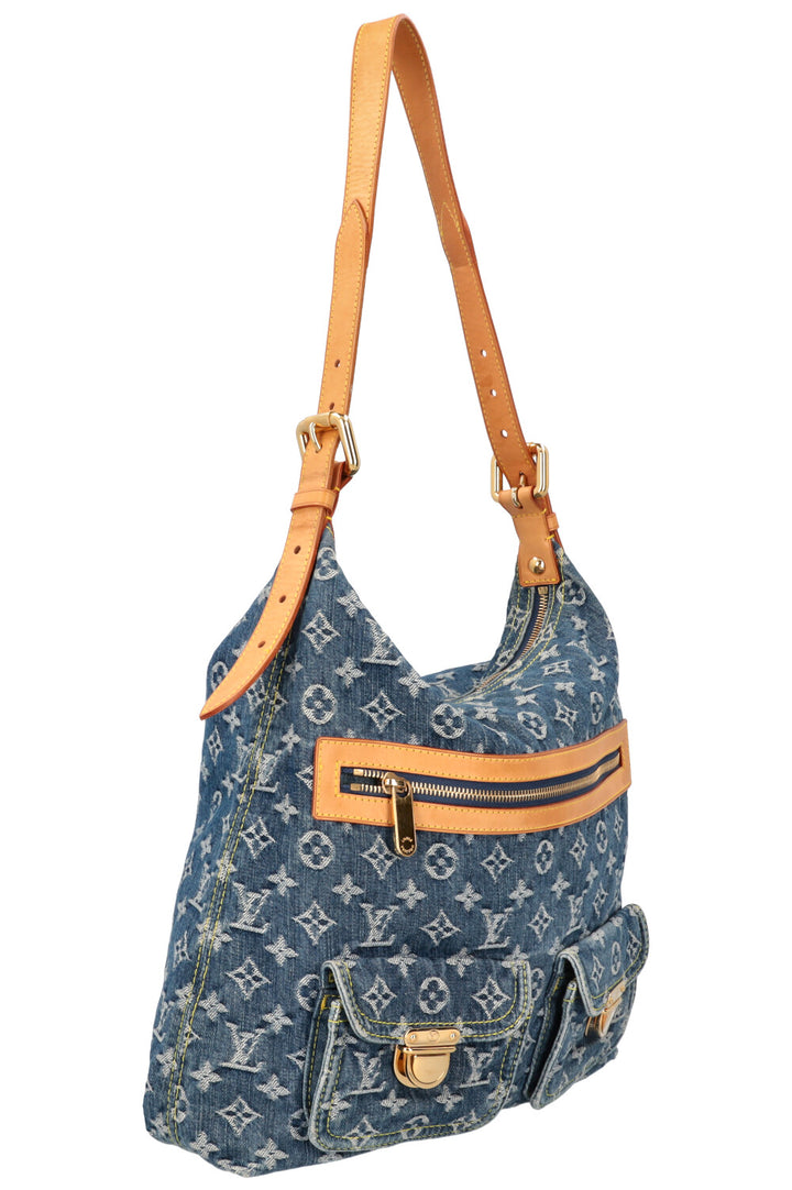 LOUIS VUITTON Baggy Bag GM Denim Blue