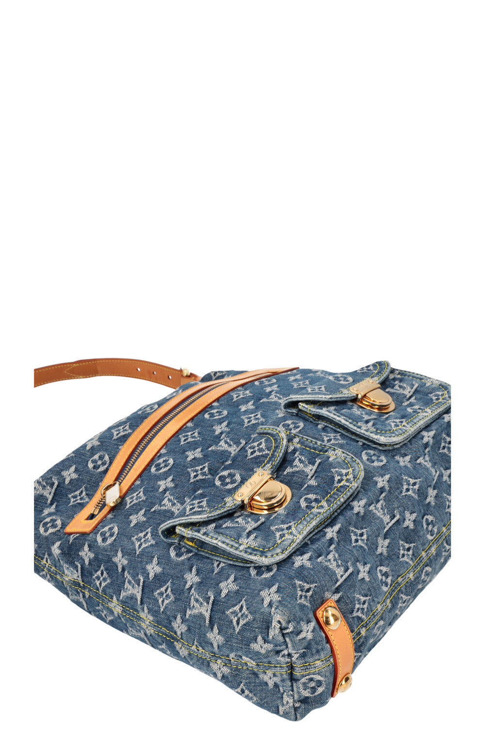 LOUIS VUITTON Baggy Bag GM Denim Blue