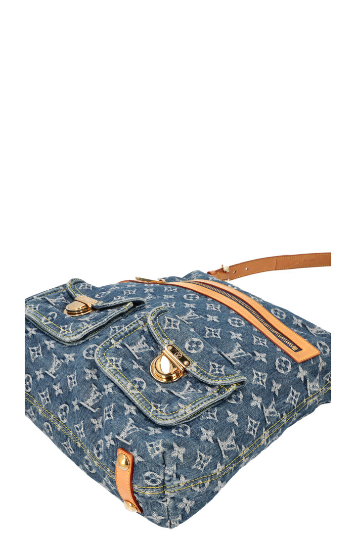 LOUIS VUITTON Baggy Bag GM Denim Blue