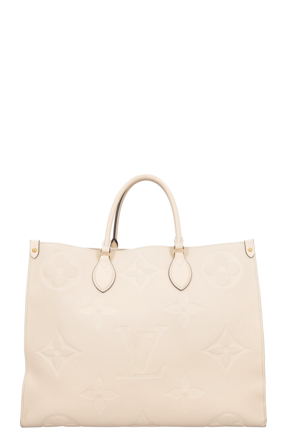 LOUIS VUITTON OnTheGo GM Tote Bag Empreinte Ivory