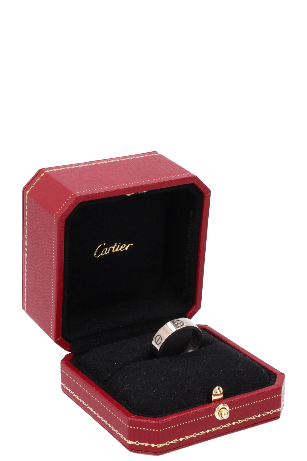 CARTIER Wide Love Ring White Gold