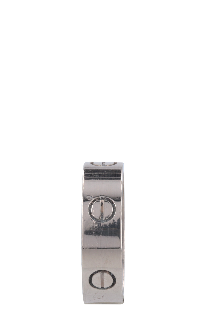 CARTIER Wide Love Ring White Gold