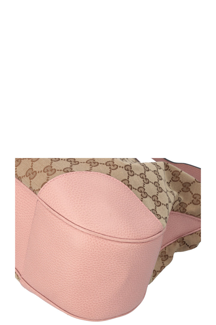 GUCCI GG Supreme Hobo Bag Rose