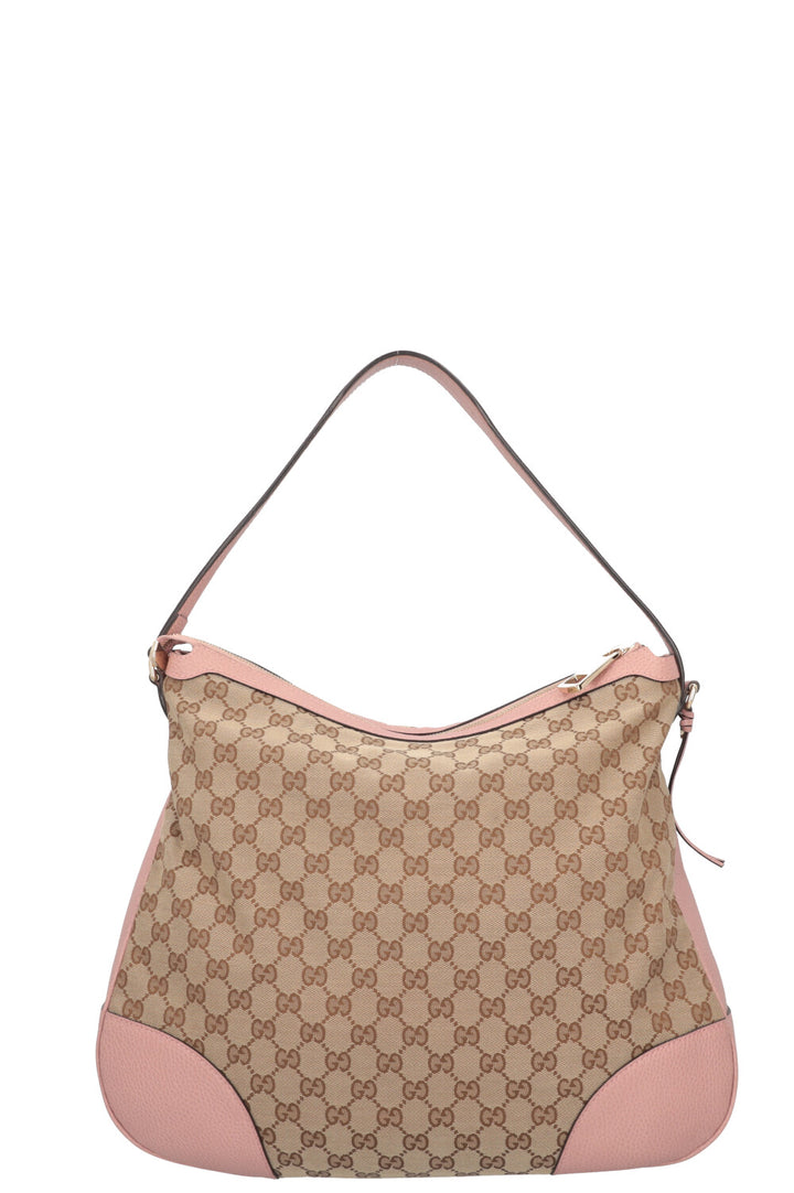 GUCCI GG Supreme Hobo Bag Rose