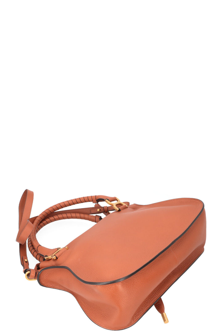 CHLOÉ Marcie Bag Medium Leather Brown