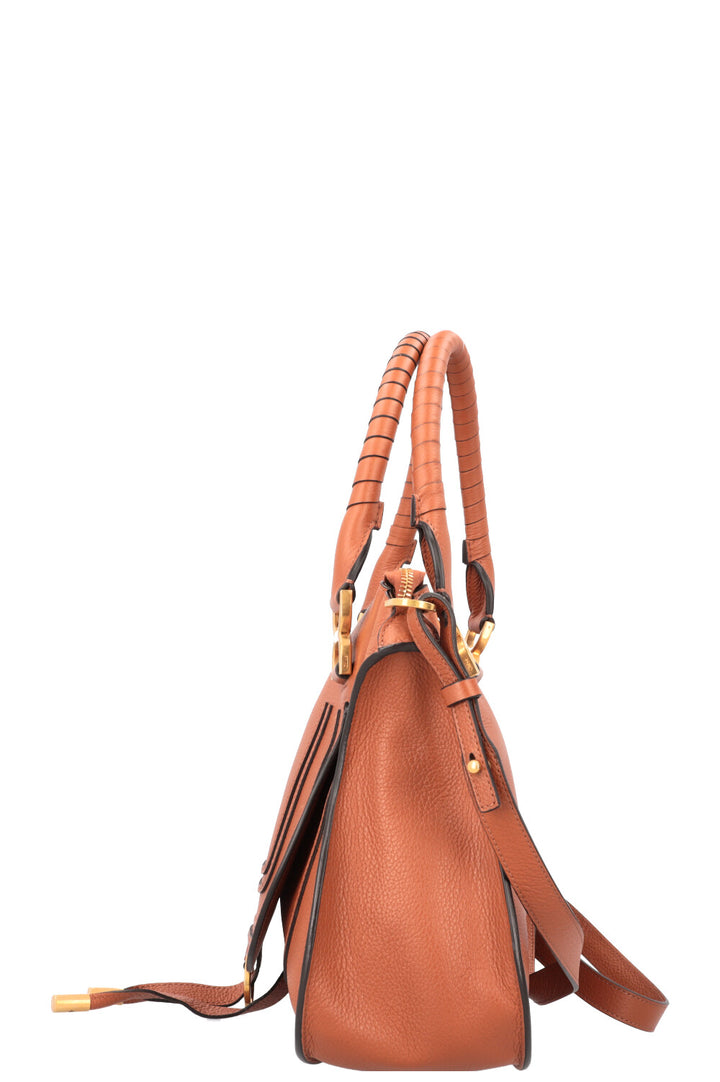 CHLOÉ Marcie Bag Medium Leather Brown