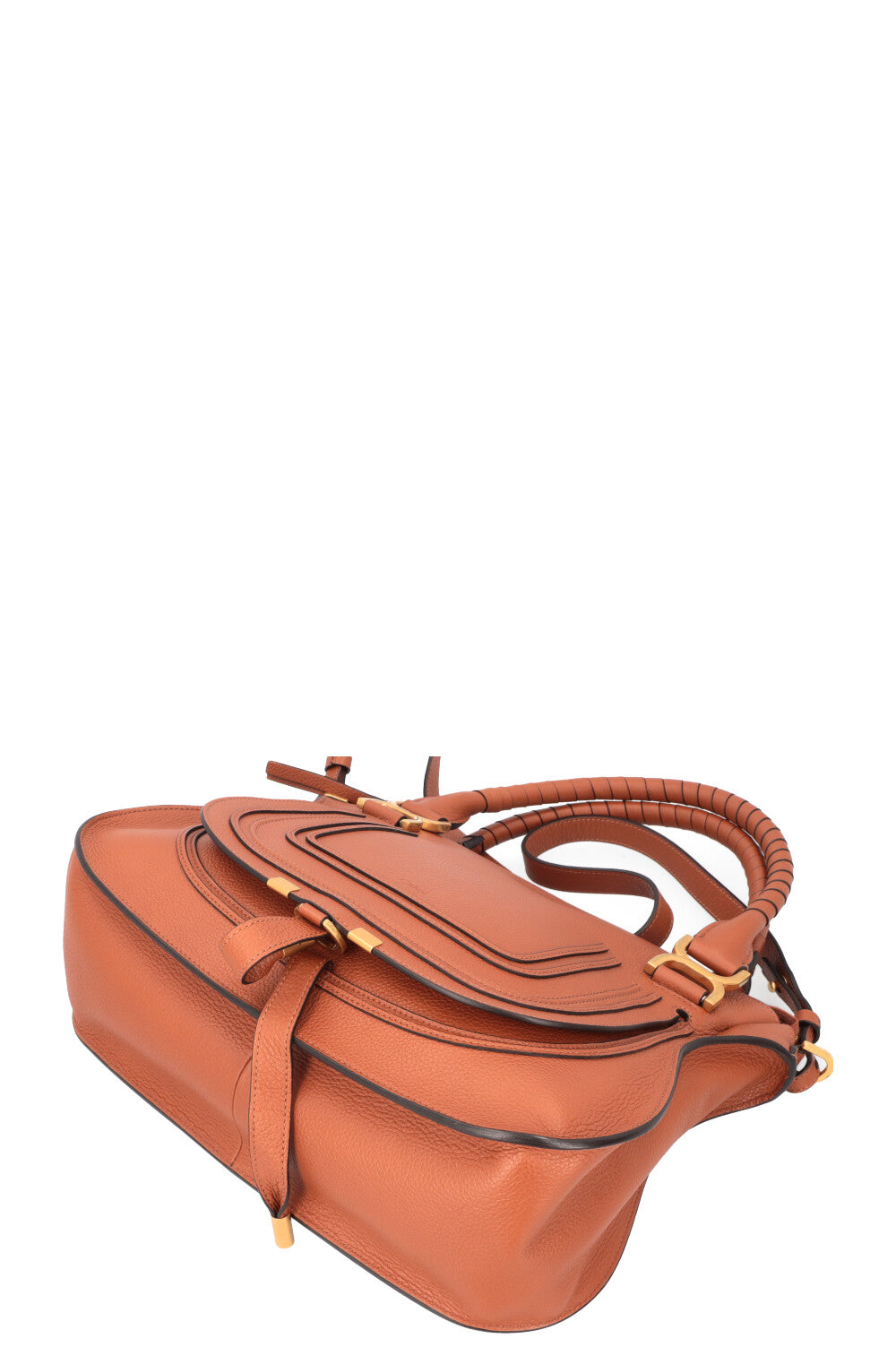 CHLOÉ Marcie Bag Medium Leather Brown