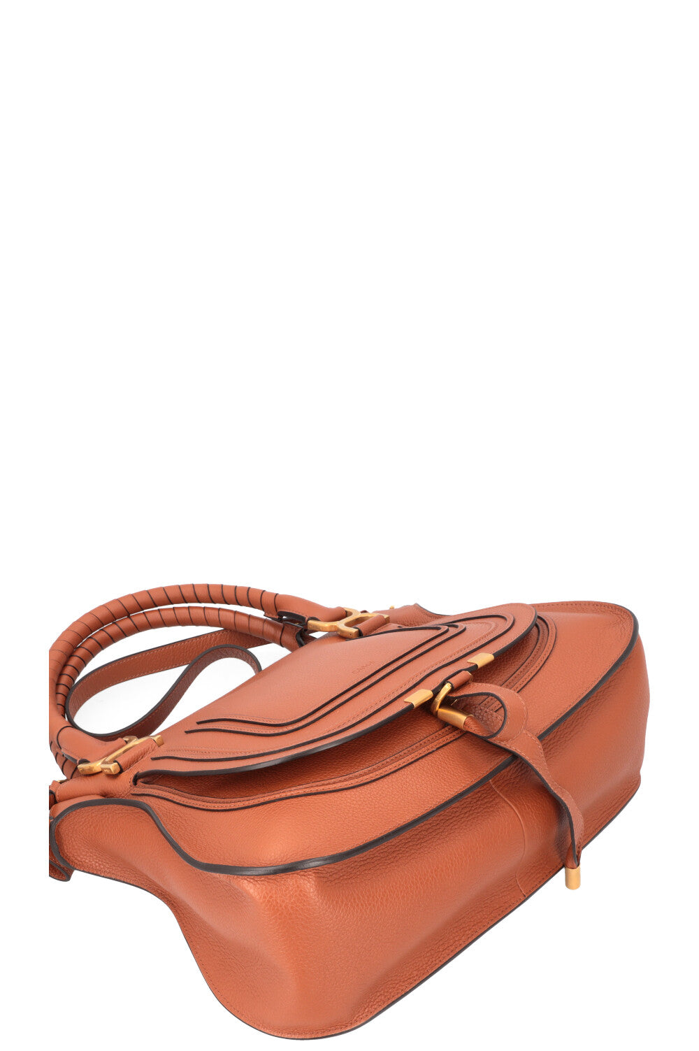 CHLOÉ Marcie Bag Medium Leather Brown