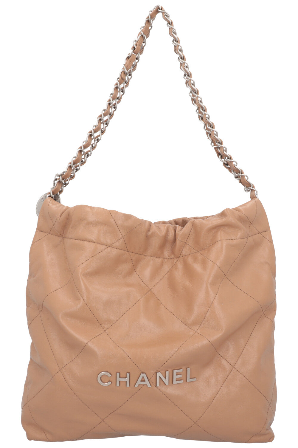 CHANEL 22 Bag Small Beige