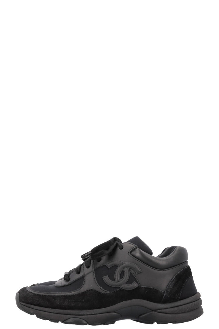 CHANEL Tennis Sneakers Black