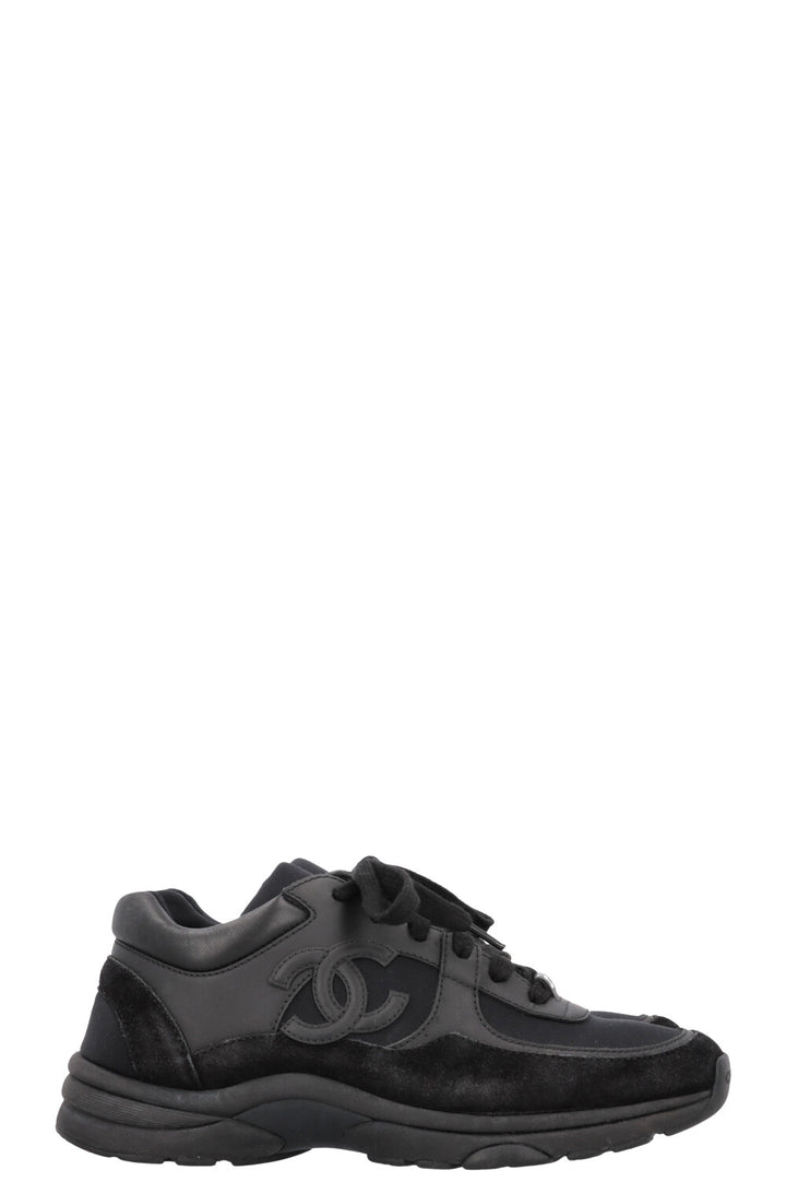 CHANEL Tennis Sneakers Black