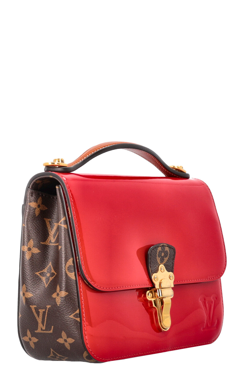 LOUIS VUITTON Cherrywood Bag Patent Red MNG