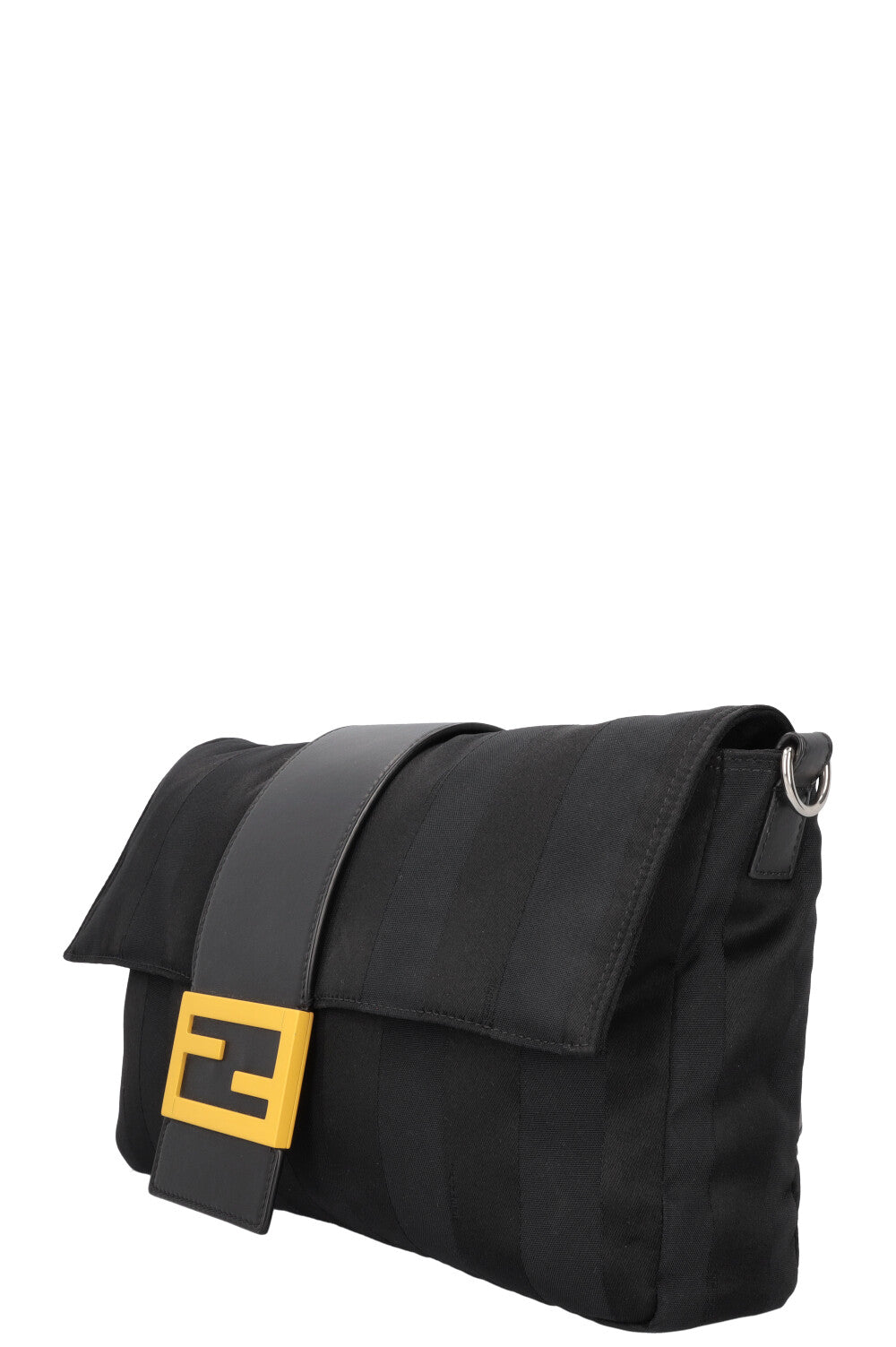 FENDI Tournesol Baguette Sac Toile Noir