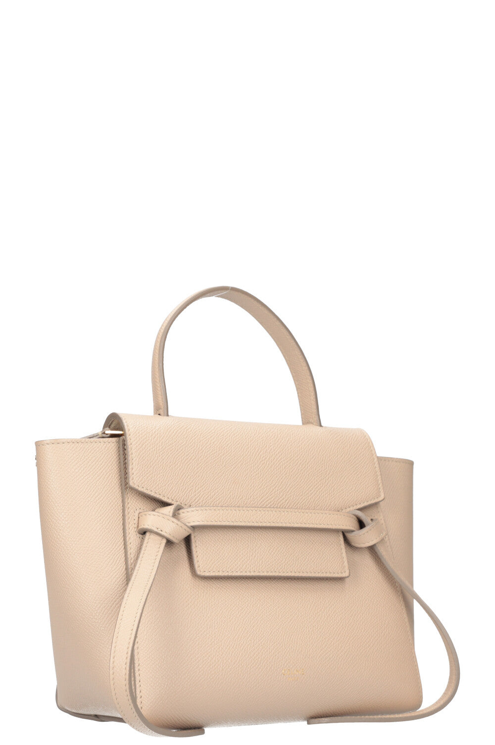 Celine nano hotsell belt light taupe