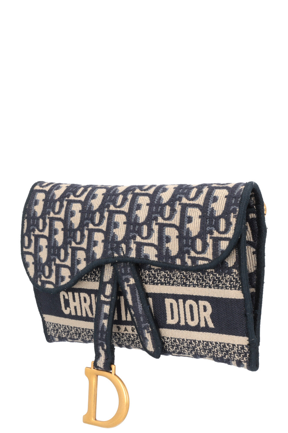 CHRISTIAN DIOR Saddle Belt Pouch Oblique Canvas REAWAKE