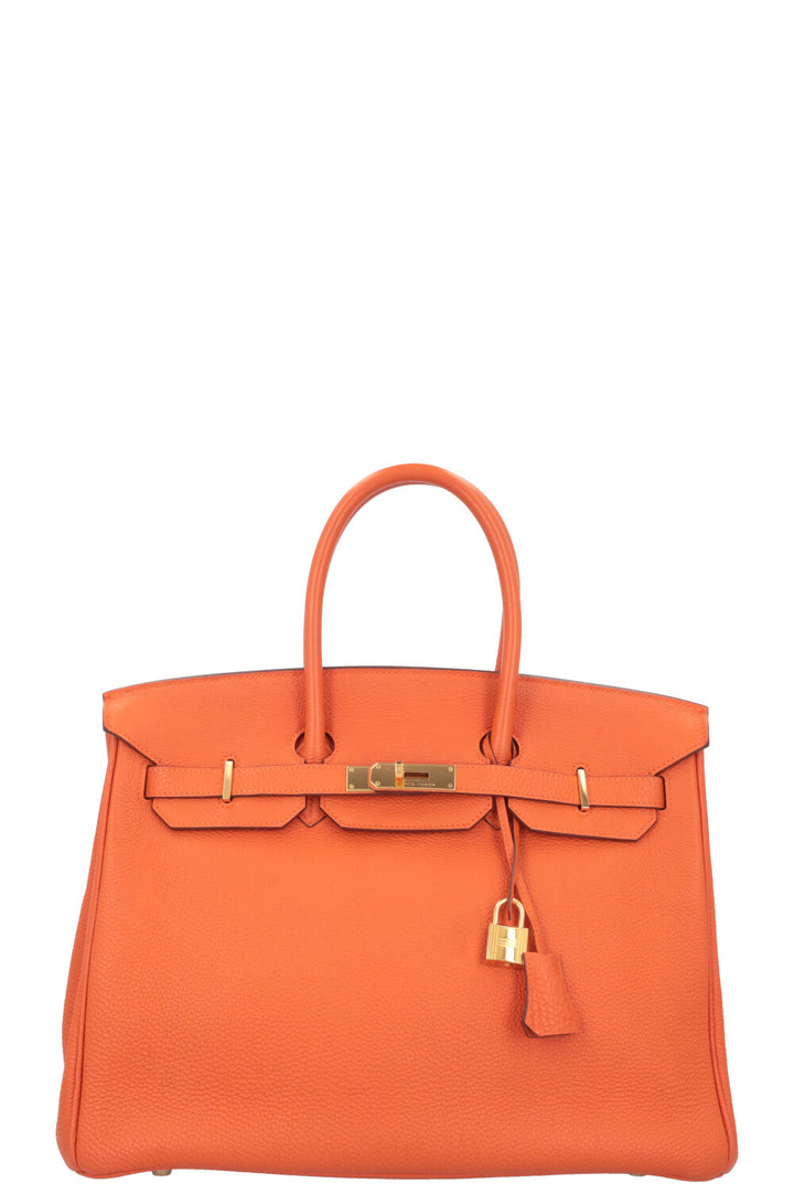 HERMÈS Birkin 35 Togo Orange