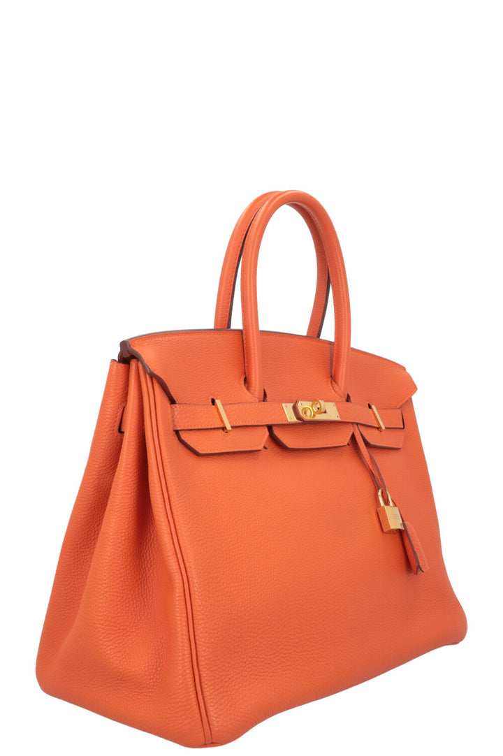 HERMÈS Birkin 35 Orange Togo