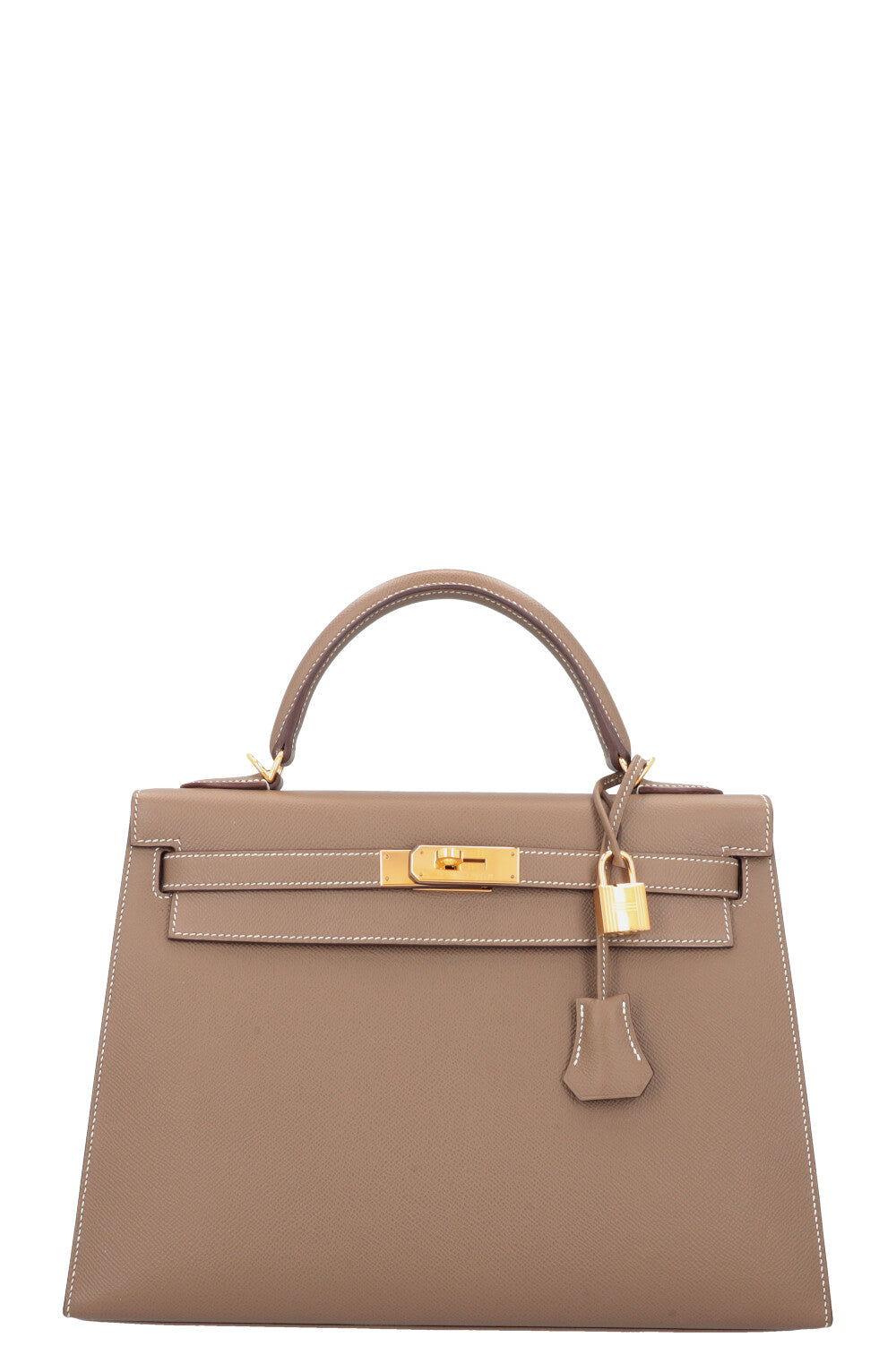 HERMÈS Kelly 32 Epsom Etoupe