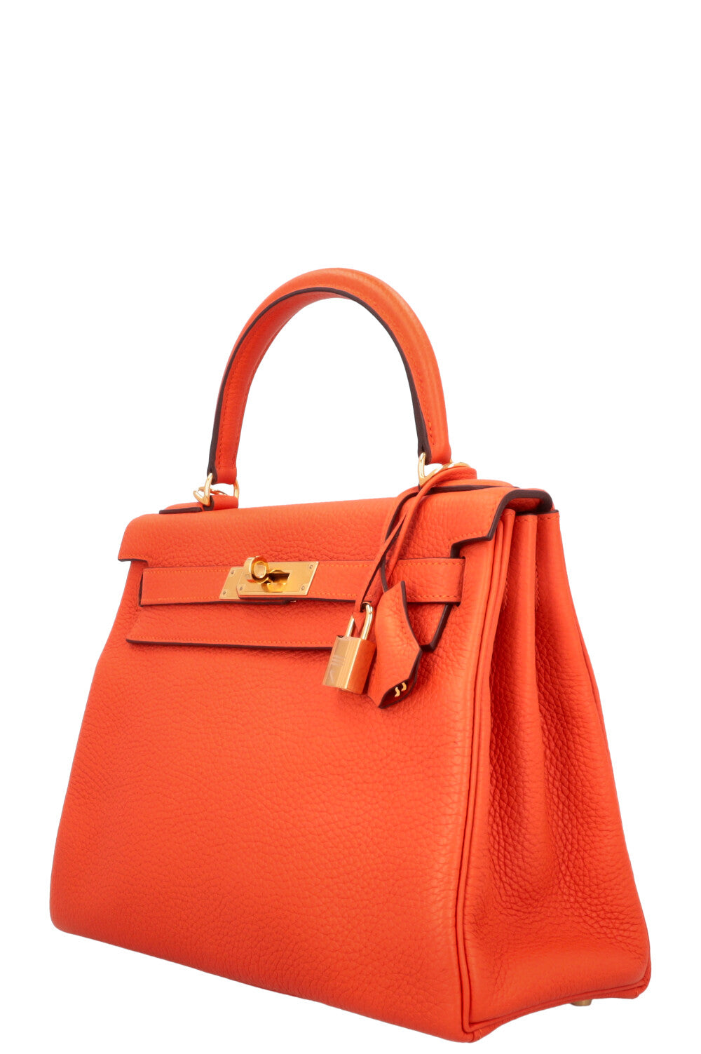 HERMES Kelly 28 Clemence Feu