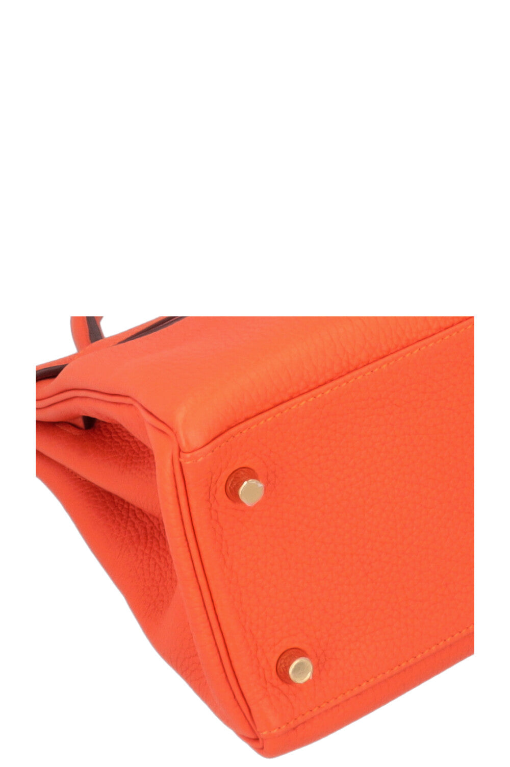 HERMES Kelly 28 Clemence Feu