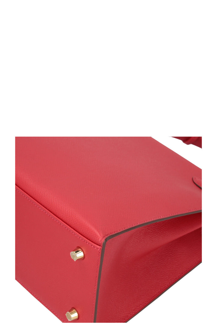 HERMÈS Kelly 28 Epsom Rouge Casaque