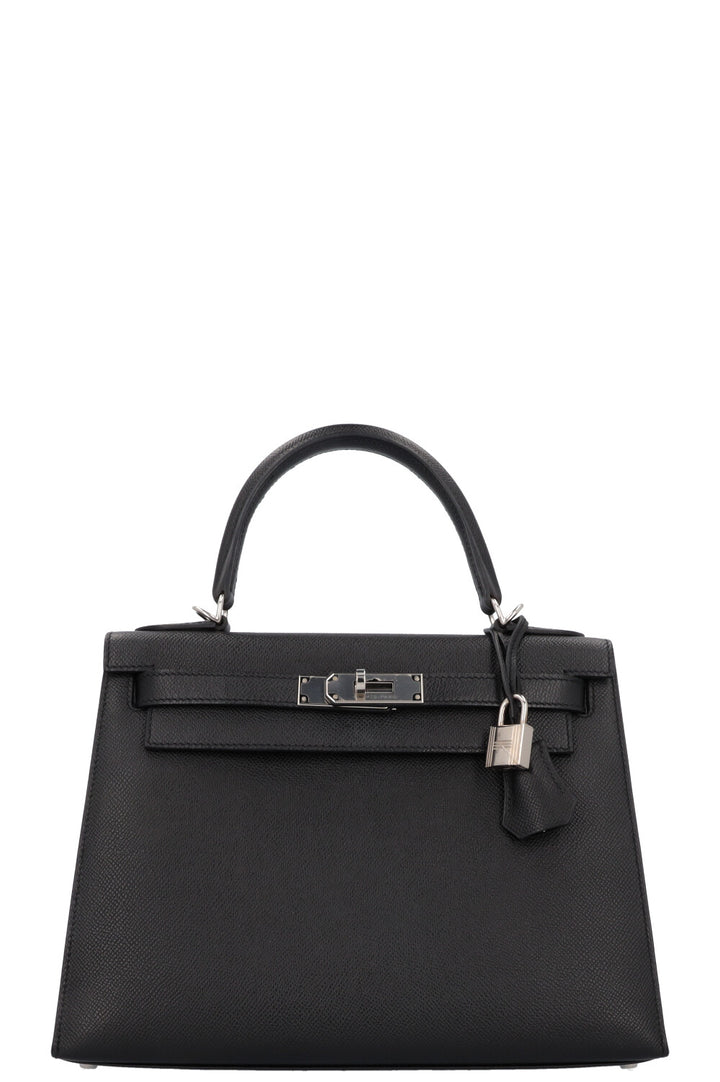 HERMÈS Kelly 28 Sellier Epsom Noir