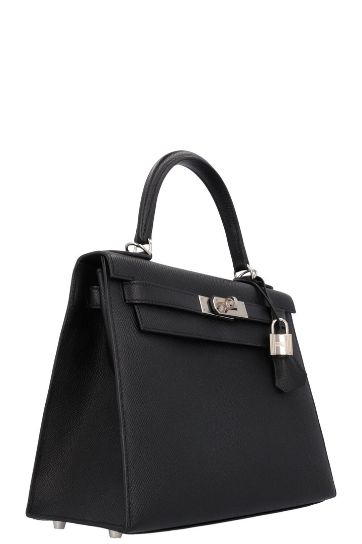 HERMÈS Kelly 28 Sellier Epsom Noir