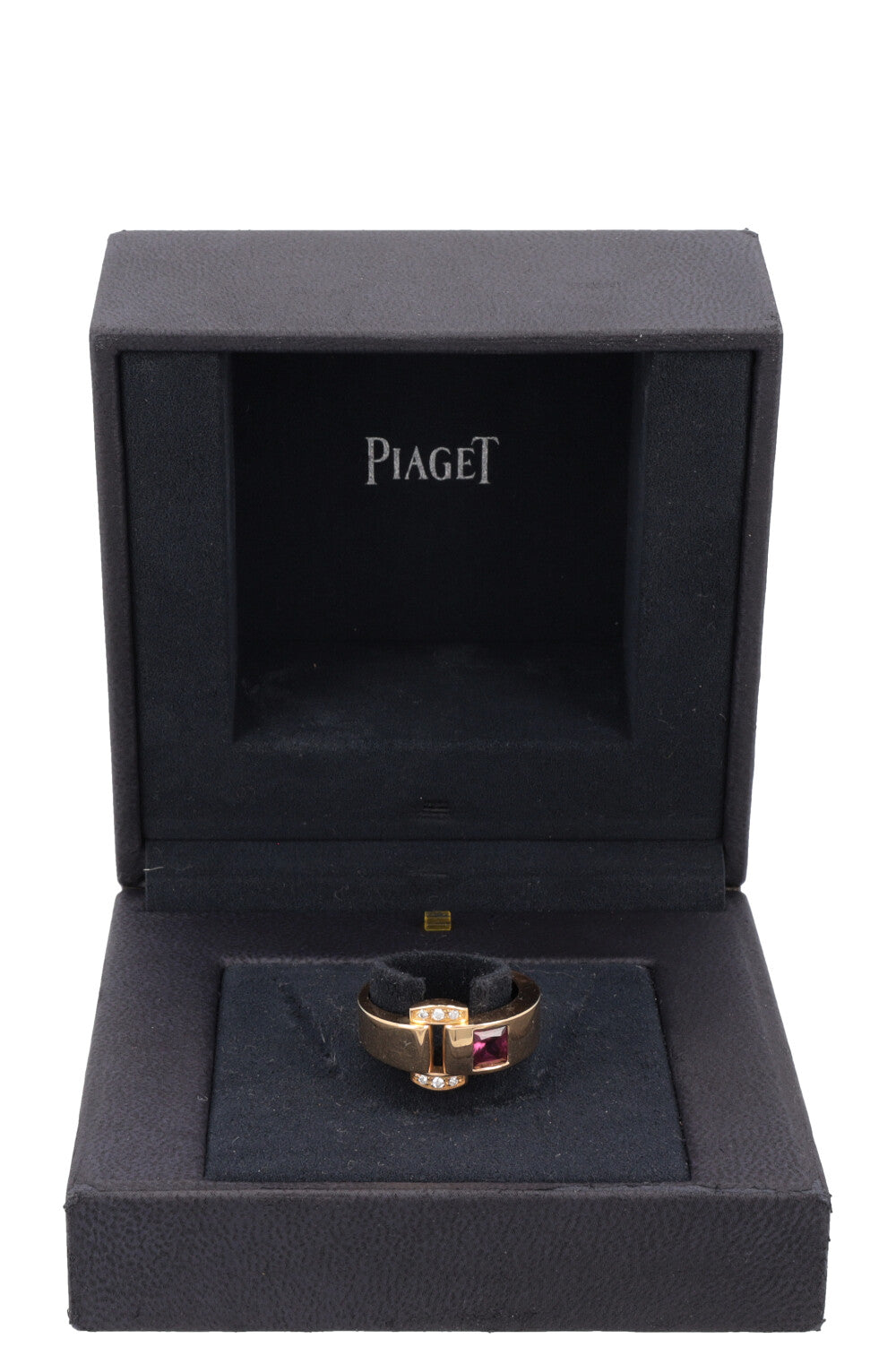 PIAGET Miss Protocol Ring Diamond Rhodonite  18k Yellowgold