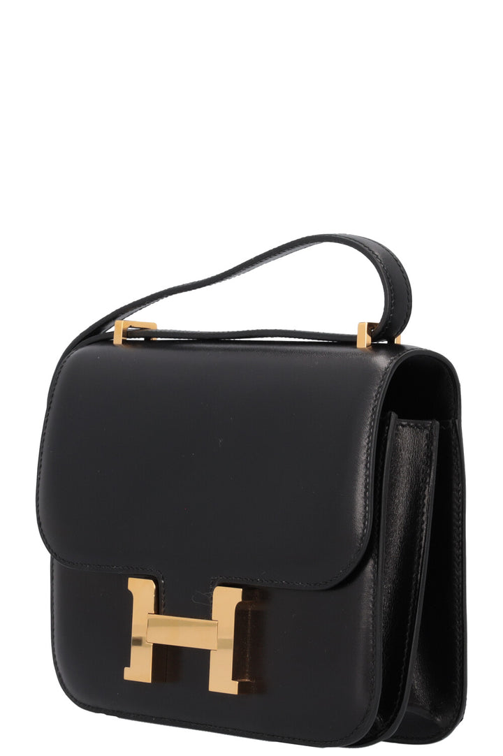 HERMÈS Constance Mini 18 Box Noir